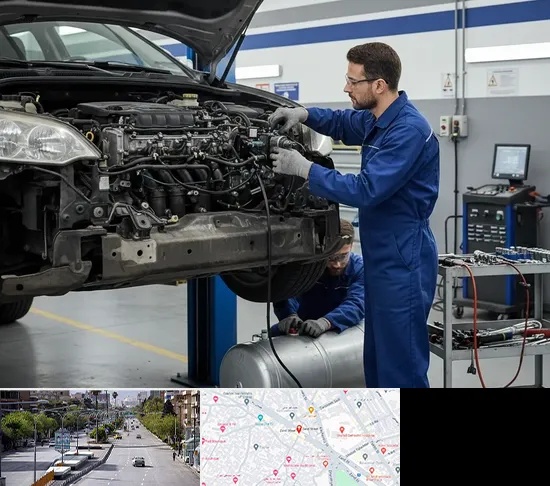 گازسوز کردن خودرو در خیابان زند شیراز