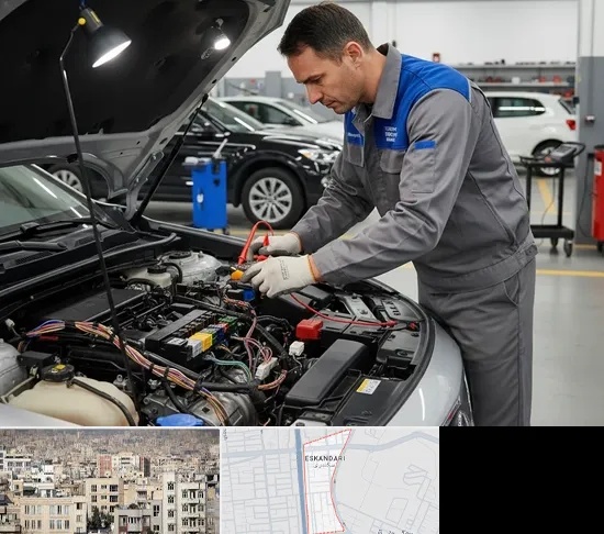 خدمات برق و سیم کشی خودرو در اسکندری