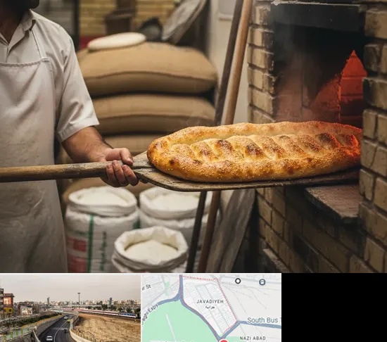 نانوایی بربری در جوادیه