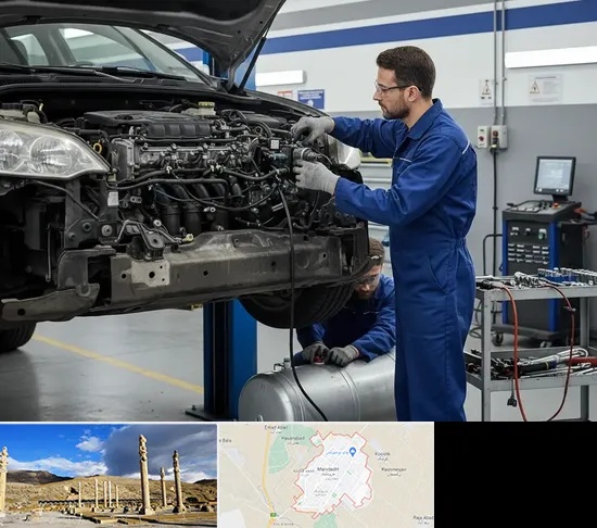 گازسوز کردن خودرو در مرودشت