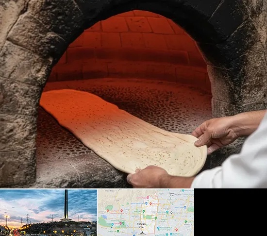نانوایی سنگکی در منطقه 2 تهران