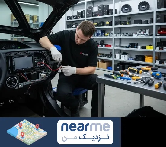 نصب سیستم صوتی خودرو در نزدیک من