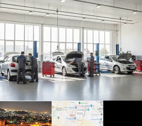 تعمیرگاه پژو در مارلیک کرج
