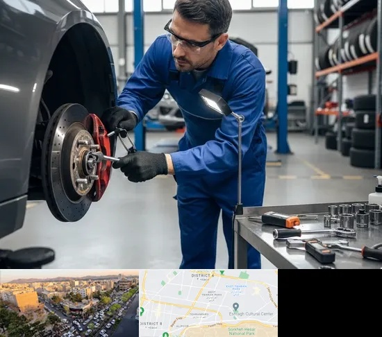 تعمیر ترمز خودرو در تهرانپارس