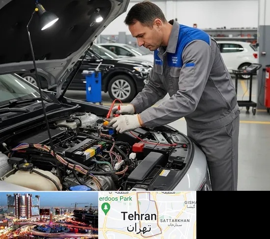 خدمات برق و سیم کشی خودرو در صادقیه