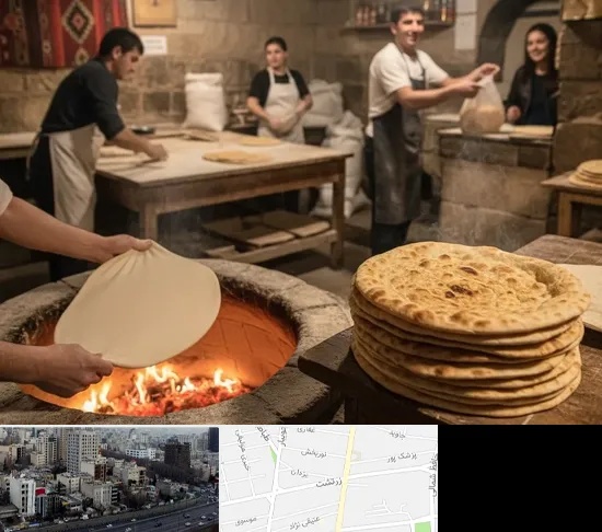 نانوایی لواش در زرتشت