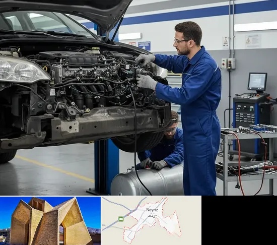 گازسوز کردن خودرو در نی ریز