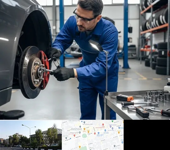 تعمیر ترمز خودرو در میدان کاج