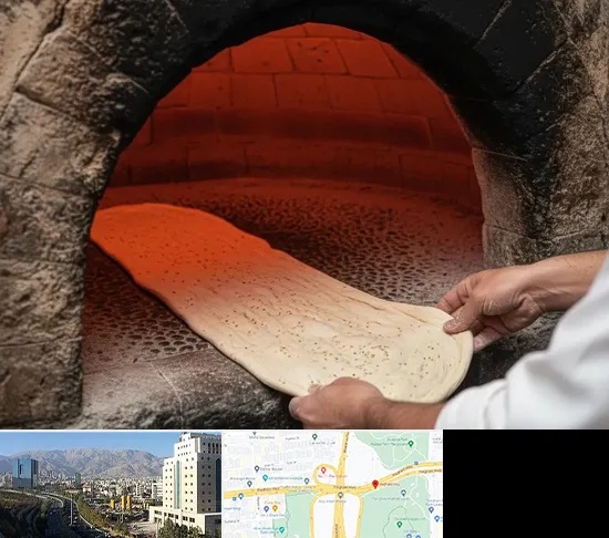 نانوایی سنگکی در حقانی