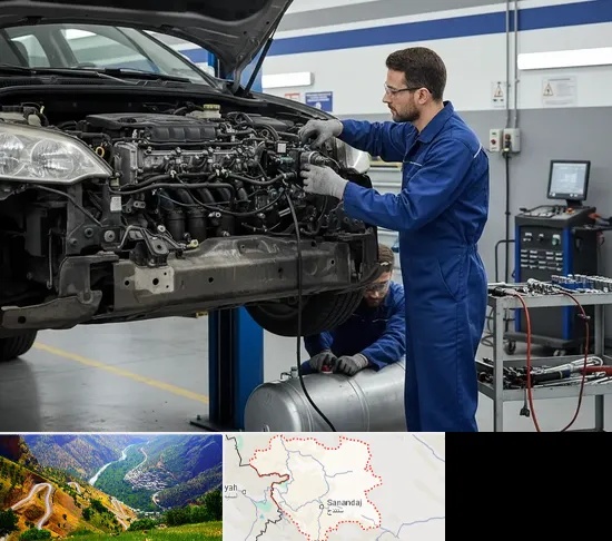 گازسوز کردن خودرو در کردستان