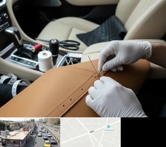 تودوزی خودرو در خیابان دماوند
