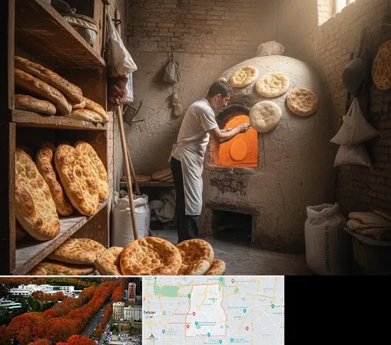نانوایی تافتون در منطقه 6 تهران
