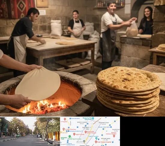 نانوایی لواش در شریعتی