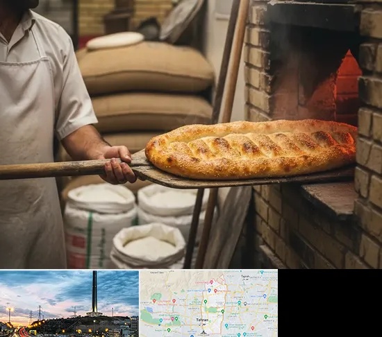نانوایی بربری در منطقه 2 تهران