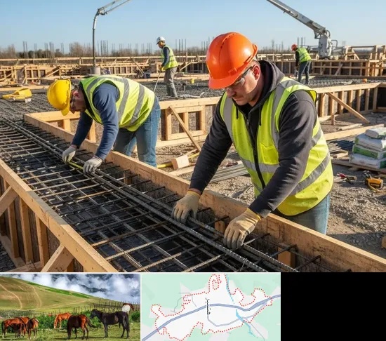 آرماتوربندی و بتن ریزی در تالش