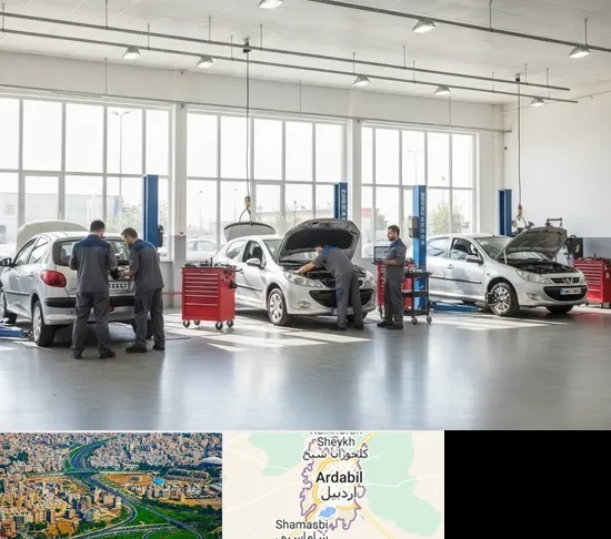 تعمیرگاه پژو در اردبیل