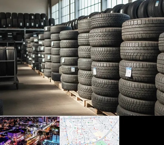 فروش لاستیک دست دوم در منظریه رشت