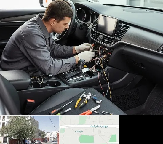 نصب مانیتور و مالتی مدیا در طرشت
