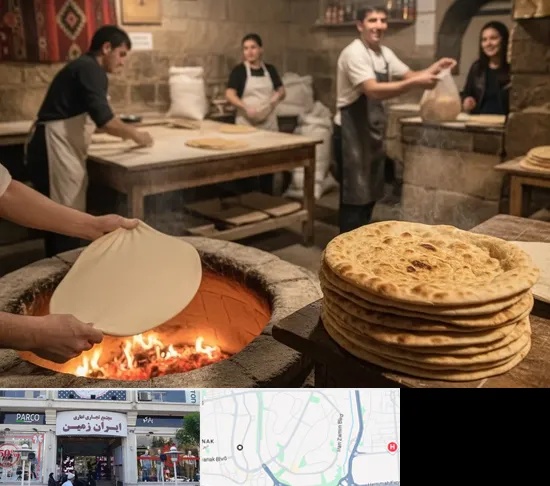 نانوایی لواش در ایران زمین