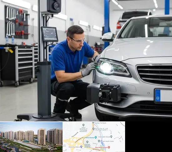 تنظیم نور چراغ خودرو در المپیک