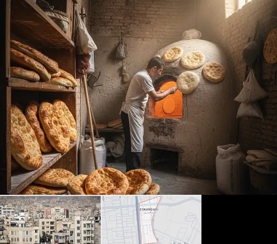 نانوایی تافتون در اسکندری