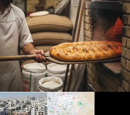 نانوایی بربری در منطقه 14 تهران