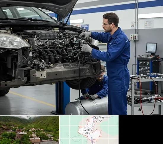 گازسوز کردن خودرو در کلاله