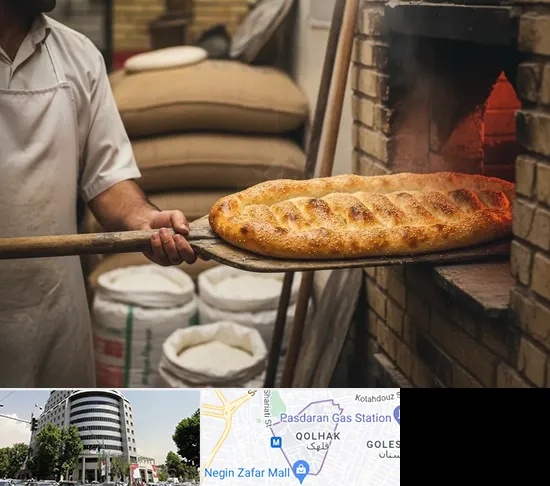 نانوایی بربری در قلهک