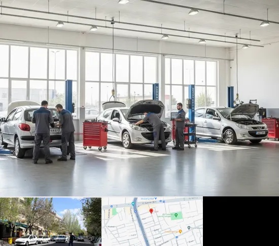 تعمیرگاه پژو در کوی فیروز تبریز