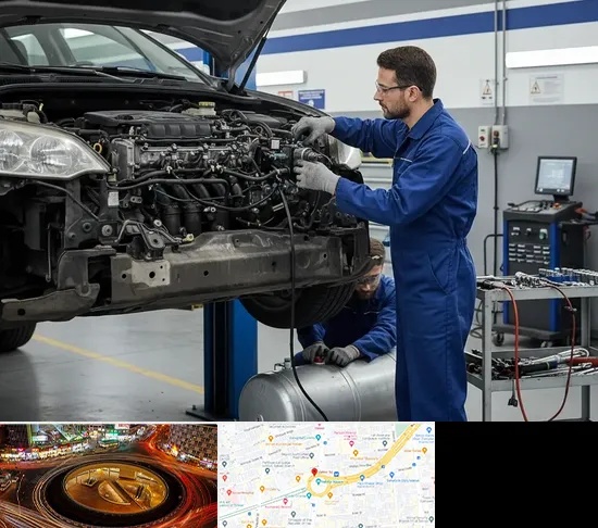 گازسوز کردن خودرو در میدان ولیعصر