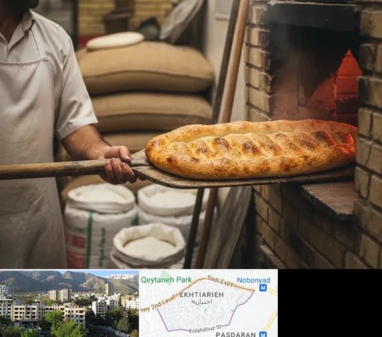 نانوایی بربری در اختیاریه