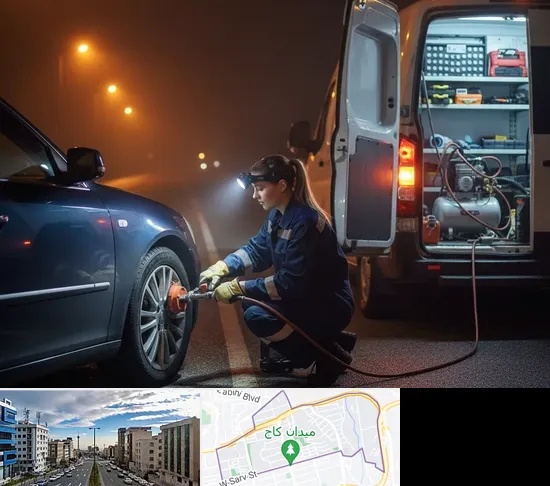 آپاراتی سیار در سعادت آباد