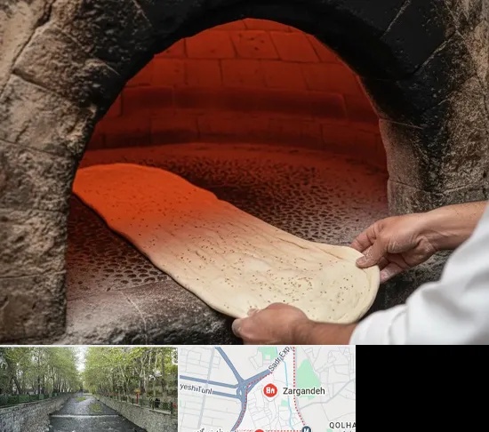 نانوایی سنگکی در زرگنده