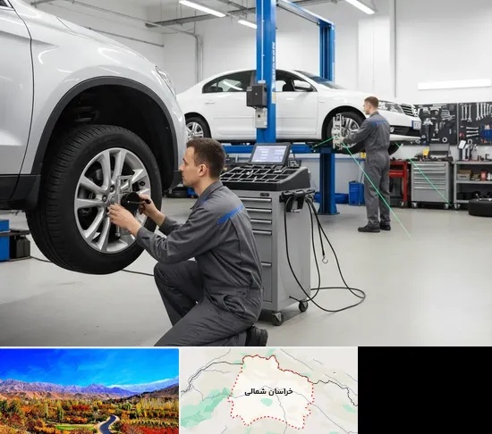 بالانس و تنظیم فرمان در خراسان شمالی