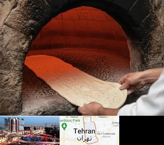 نانوایی سنگکی در صادقیه