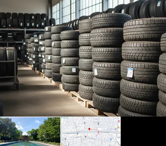 فروش لاستیک دست دوم در هشت بهشت اصفهان