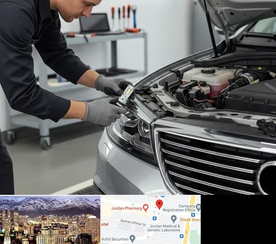 هدلایت خودرو در جردن