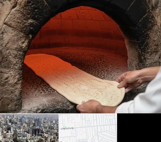نانوایی سنگکی در جیحون