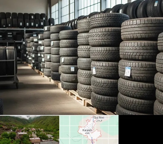 فروش لاستیک دست دوم در کلاله