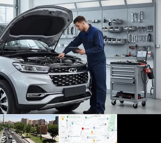 تعمیرگاه چری در شهرک آزمایش
