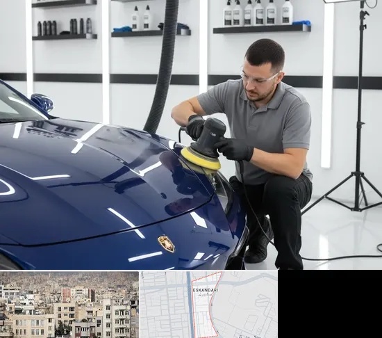 احیای رنگ خودرو در اسکندری