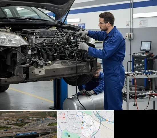 گازسوز کردن خودرو در یاغچیان تبریز