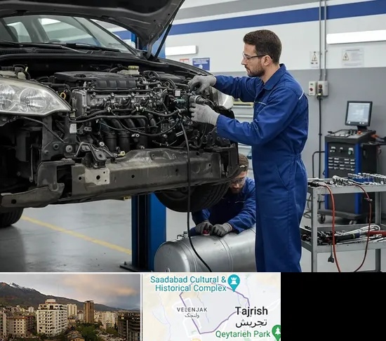 گازسوز کردن خودرو در زعفرانیه