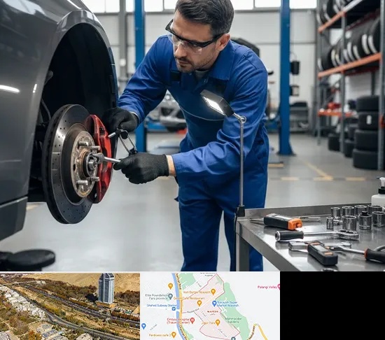 تعمیر ترمز خودرو در خیابان نیایش شیراز