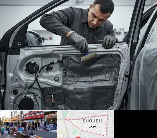 عایق صوتی و حرارتی خودرو در شوش