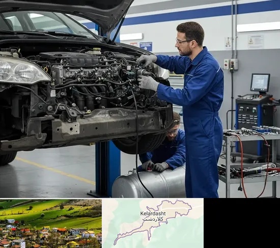 گازسوز کردن خودرو در کلاردشت