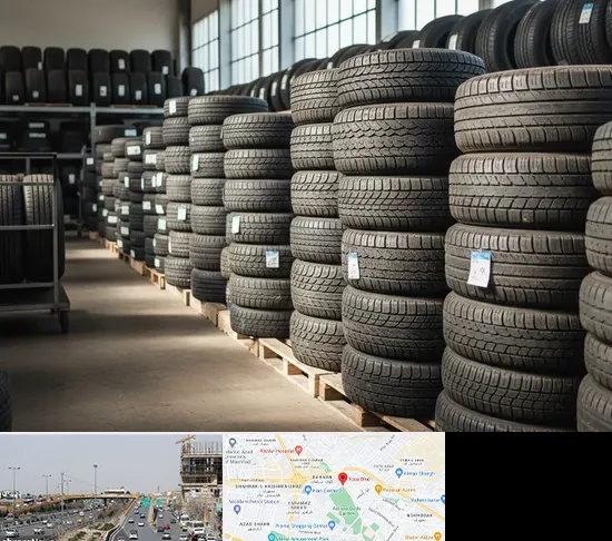 فروش لاستیک دست دوم در بلوار توس مشهد