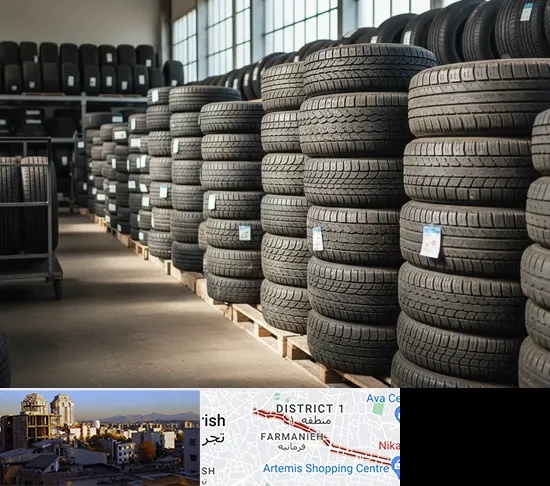 فروش لاستیک دست دوم در فرمانیه