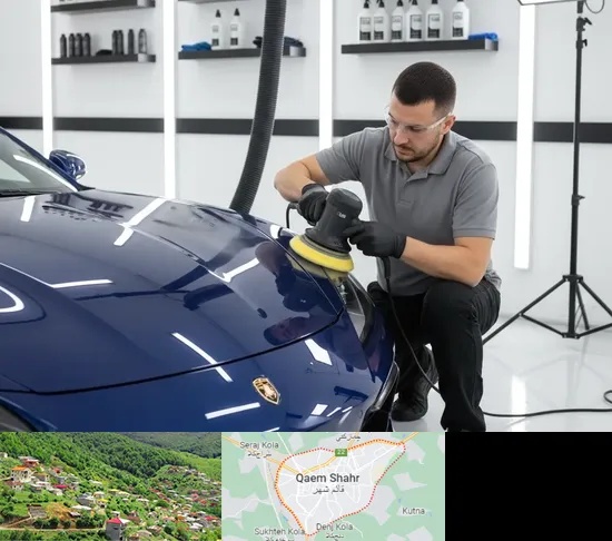 احیای رنگ خودرو در قائم شهر
