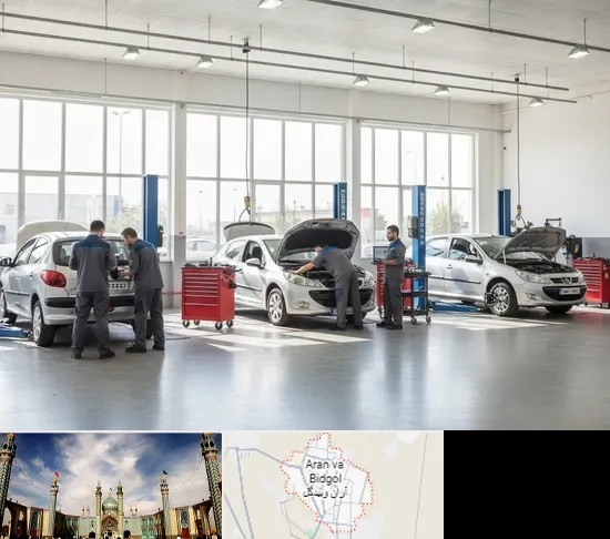 تعمیرگاه پژو در آران و بیدگل